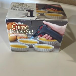 5 pieces Creme Brûlée set